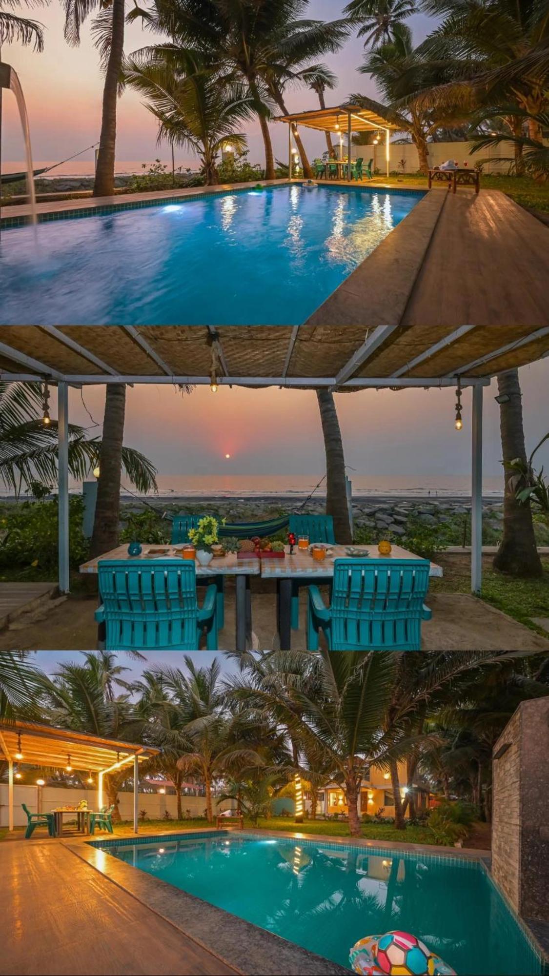 Mountain View Pool Villa Alībāg Esterno foto